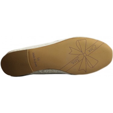 OCA LOCA BAILARINA CINTAS NIÑA ENCAJE  BEIGE