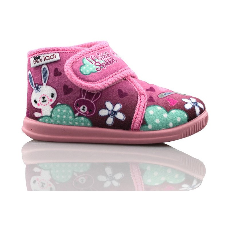 VULLADI ZAPATO BEBE DOMESTICO  ROSA