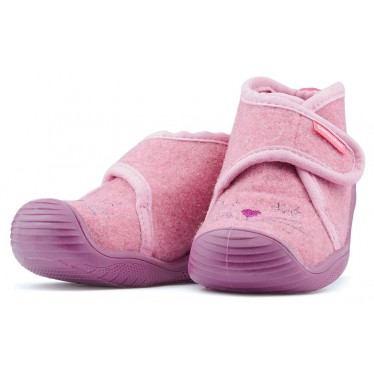 ZAPATOS DE IR POR CASA BEBÉ BIOMECANICS BIOHOME  ROSA