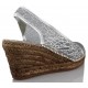 AEDO ZAPATO ESPARTO  GRIS