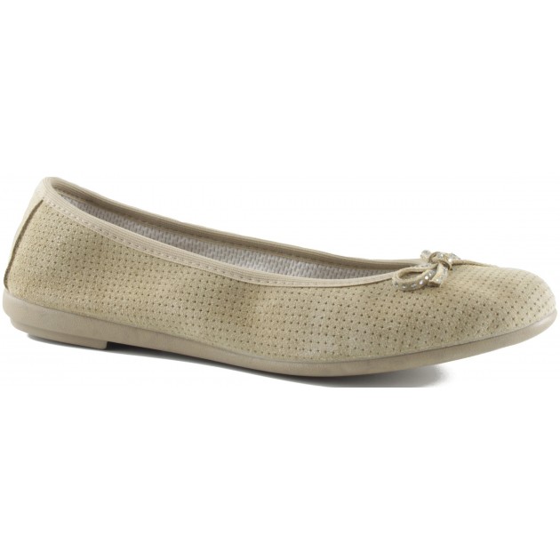 VULLADI SERRAJE MANOLETINAS COMODAS MUJER BEIGE