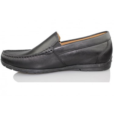 GEOX MOCASIN HOMBRE PIEL  NEGRO