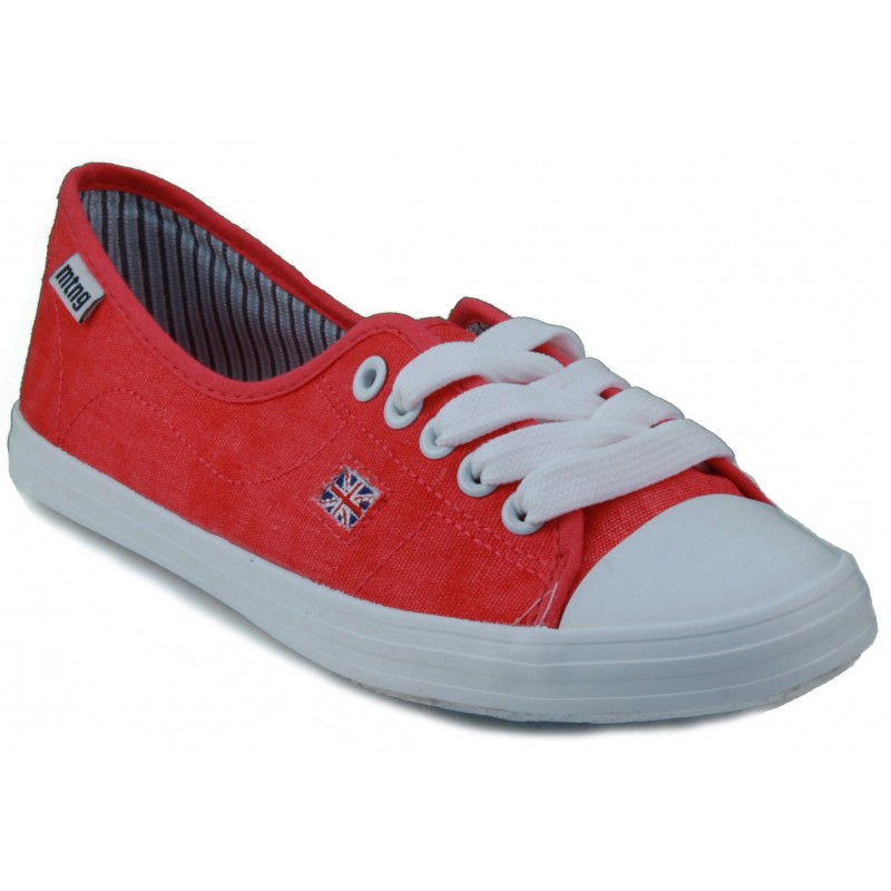 MUSTANG CANVAS ZAPATILLA LONA CHICA  ROJO