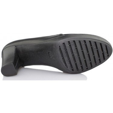 FLEXX ZAPATO TACON COMODO MUJER  NEGRO