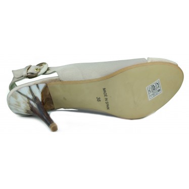 ANGEL ALARCON ZAPATO DE FIESTA MUJER  BEIGE