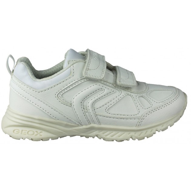 GEOX BERNIE G DEPORTIVA VELCRO  BLANCO