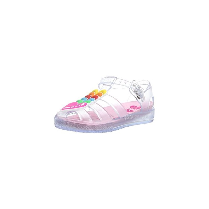 AGATHA RUIZ DE LA PRADA AGUA SANDALIA  TRANSPARENTE