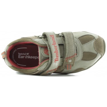 TIMBERLAND PARA CHICO CON VELCRO CASUAL  MARRON