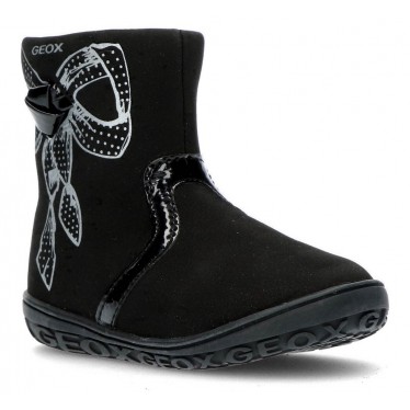 GEOX  BOTIN DE NIÑA B TIBET GN  NEGRO