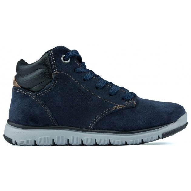 JR XUNDAY Boy GEOX Stivaletti NAVY_BLACK