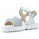 SANDALI GEOX CORALIE W J826EG SILVER
