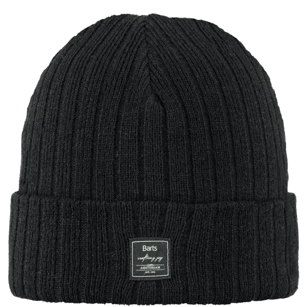 BARTS PARKER BEANIE Cap BLACK BARTS PARKER BEANIE Cap BLACK