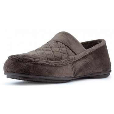 VULLADI ALASKA HOMBRE ZAPATILLA IR POR CASA INVIERNO MARRON