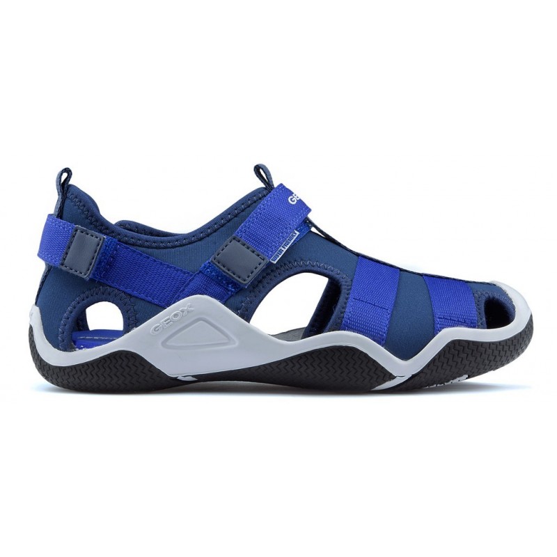SANDALI GEOX J WADER LYCRA GEOBUCK NAVY