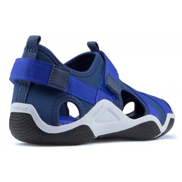 SANDALI GEOX J WADER LYCRA GEOBUCK NAVY