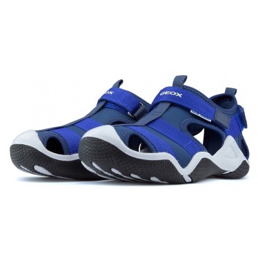 SANDALI GEOX J WADER LYCRA GEOBUCK NAVY