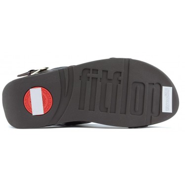 SANDALI FITFLOP LOTTIE TORTOISESHELL CATENA CHOCOLATE