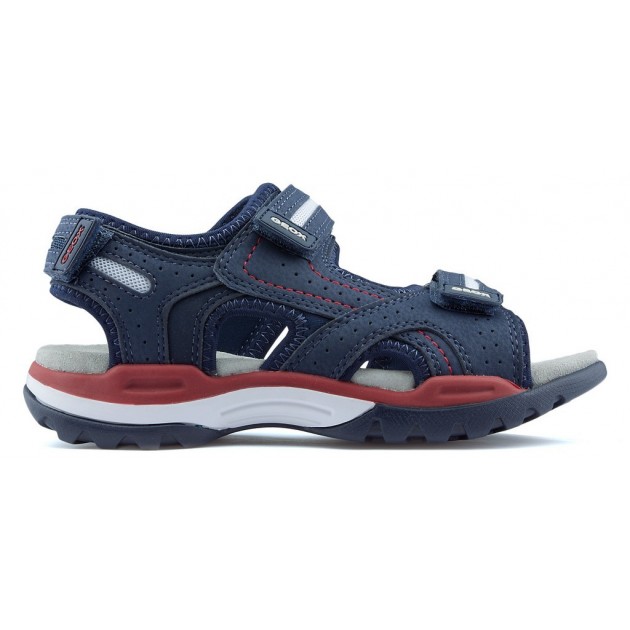 SANDALI GEOX BOREALIS NAVY_RED SANDALI GEOX BOREALIS NAVY_RED