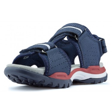 SANDALI GEOX BOREALIS NAVY_RED