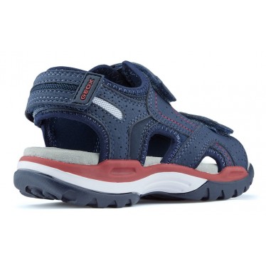 SANDALI GEOX BOREALIS NAVY_RED