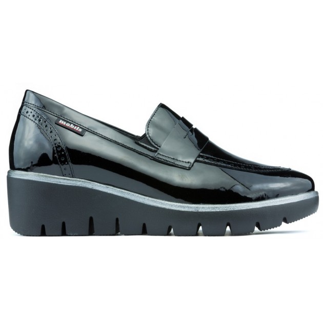 Mocassini Mephisto Mobils Salika Vernicalf BLACK Mocassini Mephisto Mobils Salika Vernicalf BLACK