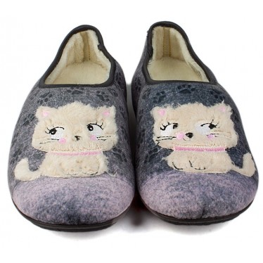 CASA PISTOLA VULLADI DONNA CHIUSA KITTENS GRIS