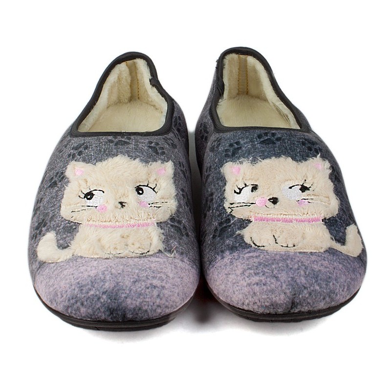 CASA PISTOLA VULLADI DONNA CHIUSA KITTENS GRIS