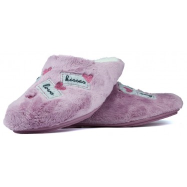 Pantofole di casa VULLADI MONTBLANC TRUCCO HELLO ROSA