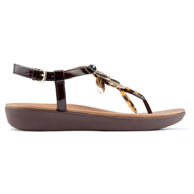 Sandali FITFLOP TIA DRAGONFLY CHOCOLATE Sandali FITFLOP TIA DRAGONFLY CHOCOLATE