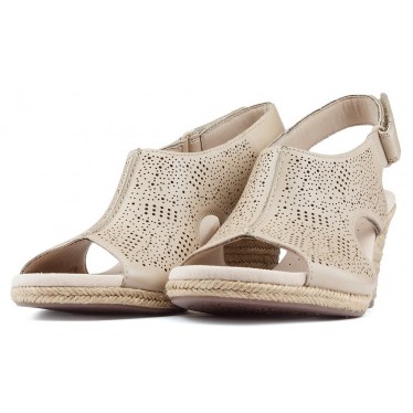 SANDALO CON CLARKS WEDGE LAFLEY ROSEN SAND