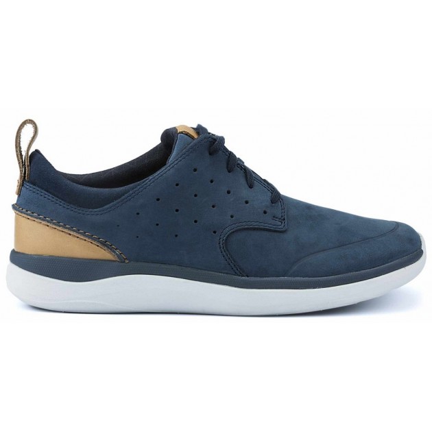 CLARKS GARRAT LACE M SCARPE NAVY CLARKS GARRAT LACE M SCARPE NAVY