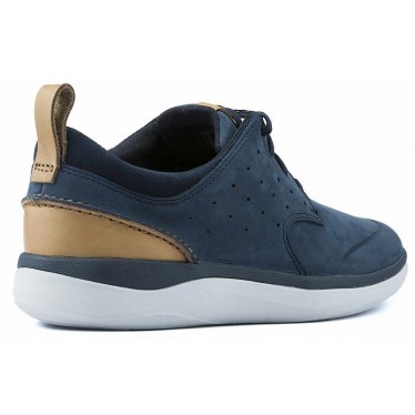 CLARKS GARRAT LACE M SCARPE NAVY