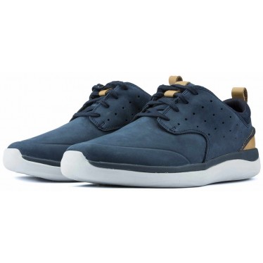 CLARKS GARRAT LACE M SCARPE NAVY