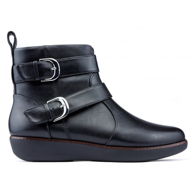 Stivaletti FITFLOP LAILA DOPPIA FIBBIA BLACK Stivaletti FITFLOP LAILA DOPPIA FIBBIA BLACK
