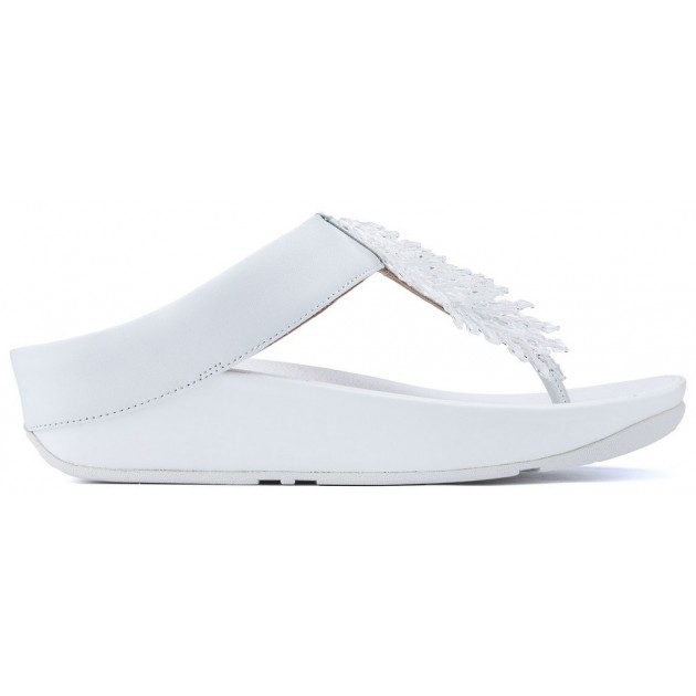 SANDALIAS FITFLOP RUMBA TOETHONG K26 WHITE SANDALIAS FITFLOP RUMBA TOETHONG K26 WHITE