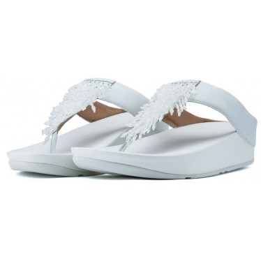 SANDALIAS FITFLOP RUMBA TOETHONG K26 WHITE