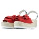 SANDALI CON ZEPPA ARANTXA SERRAJE YUTE ROJO