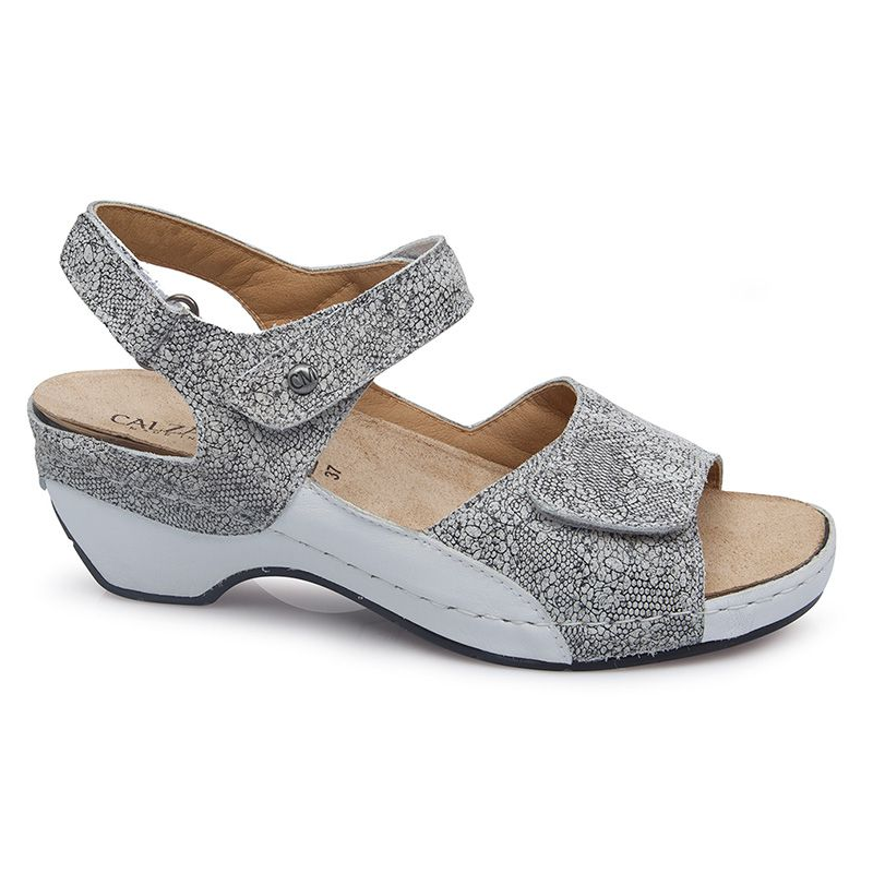 SANDALI DI CALZAMEDI GLAM 0656 GRIS