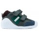 BIOMECANICS ZAPATO BEBE CASUAL DV ANTRACITA_VERDE