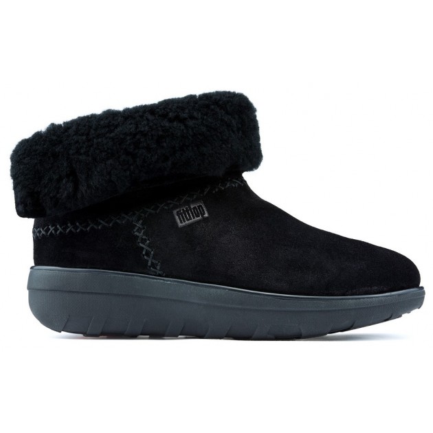 Stivali FITFLOP MUKLUK SHORTY 2 BLACK Stivali FITFLOP MUKLUK SHORTY 2 BLACK