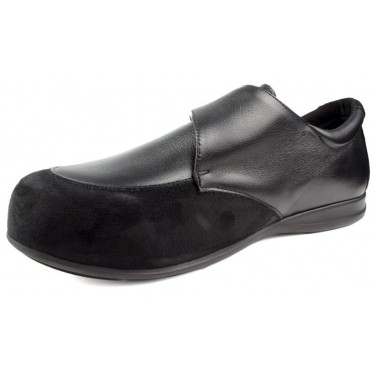 SCARPE CALZAMEDI VELCRO BRILLANTES W NEGRO