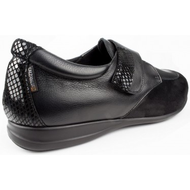 SCARPE CALZAMEDI VELCRO BRILLANTES W NEGRO