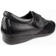 SCARPE CALZAMEDI VELCRO BRILLANTES W NEGRO