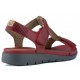 CLARKS SANDALO NON STRUTTURATO A HAYWOOD RED LEATHER