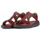 CLARKS SANDALO NON STRUTTURATO A HAYWOOD RED LEATHER