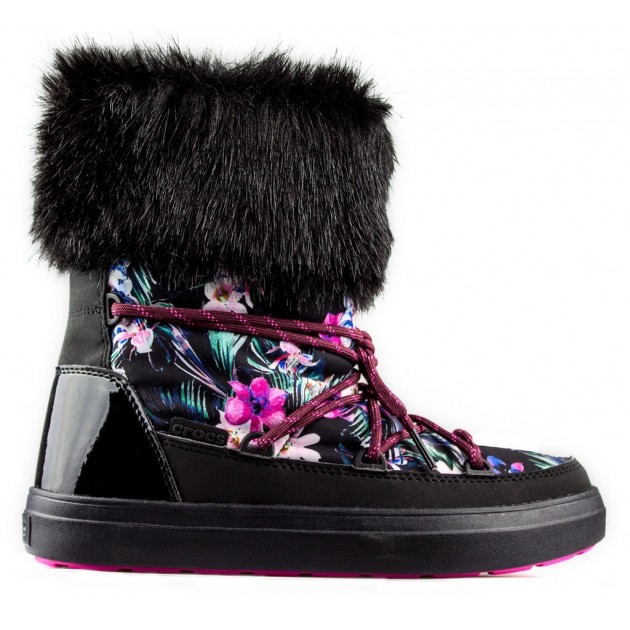 CROCE LODGEPOINT LACE BOOT W NERO MULTICOLOR CROCE LODGEPOINT LACE BOOT W NERO MULTICOLOR
