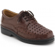 SCARPE CALZAMEDI CON VELCRO COMODO SENZA MANO H MARRON