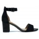 CLARKS DEVA MAE 8967 SANDALI BLACK SUEDE