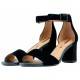 CLARKS DEVA MAE 8967 SANDALI BLACK SUEDE