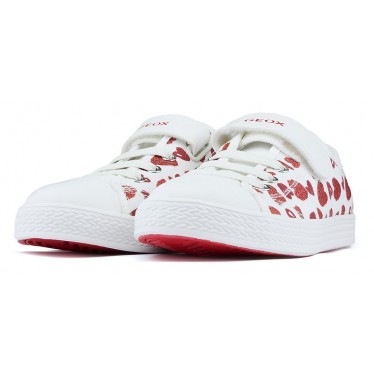 Scarpe GEOX JR CIAK WHITE_RED